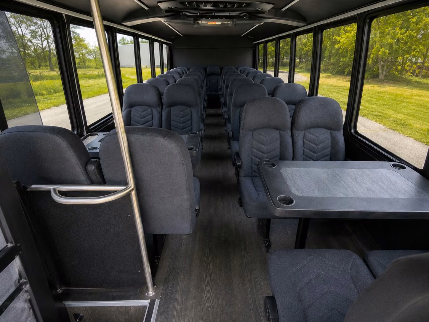 18 passenger minibus inside