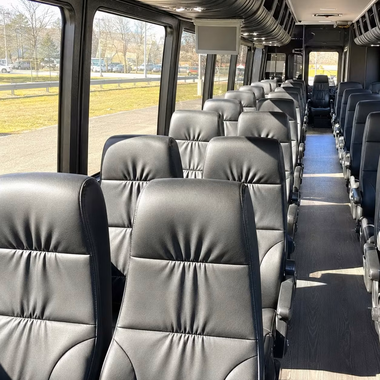 25 passenger minibus interior