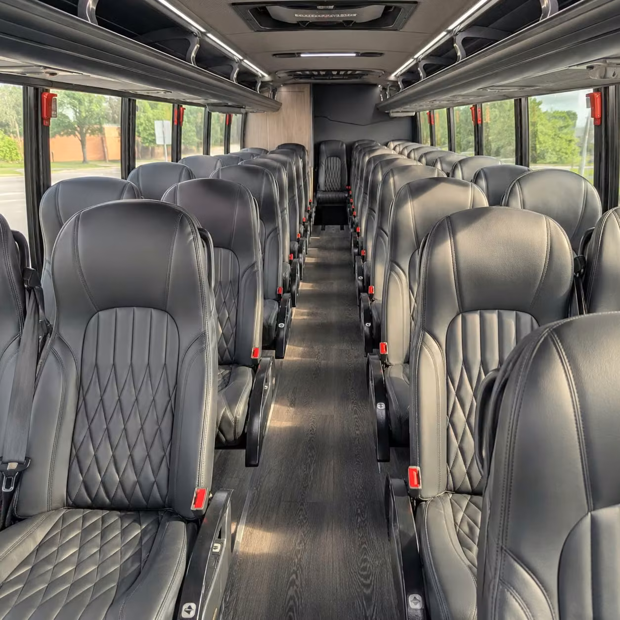 35 passenger minibus interior