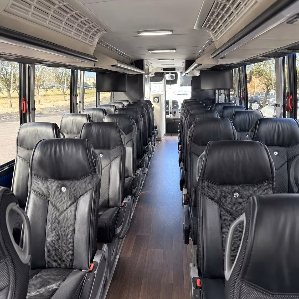 west jordan charter bus interior